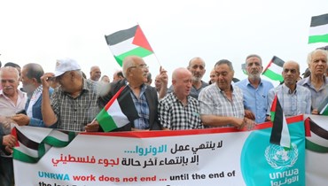 اعتصام للفلسطينيين في الروشة (حسن عسل).