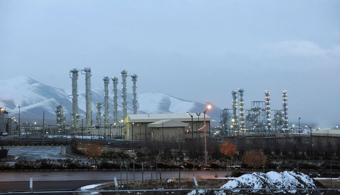 المنشأة النووية التي تعمل بالماء الثقيل بالقرب من آراك، إيران (أ ف ب).