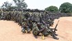 مجندون يتدربون في مقر للجيش النيجيري في زاريا شمال وسط نيجيريا عام 2017 (أ ف ب). 
