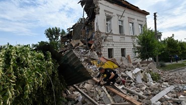 الدمار في مدينة خاركيف الأوكرانية (أ ف ب).