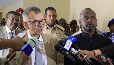 بيرتس مصرحاً خلال زيارته للجنينة (2 تموز 2022، بعثة الأمم المتحدة المتكاملة لدعم المرحلة الانتقالية في السودان).