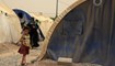 مخيمات في سوريا (أ ف ب).