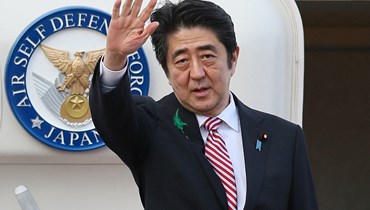 رئيس الوزراء الياباني السابق شينزو آبي (أ ف ب).
