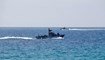 سفينتان تابعتان للبحرية الإسرائيلية قبالة ساحل رأس الناقورة (6 حزيران 2022 - أ ف ب).