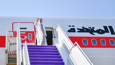الشيخ محمد بن زايد مغادرا جدة في السعودية (16 تموز 2022، وام). 