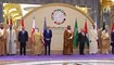 صورة تذكارية للقادة العرب في قمة جدة بحضور بايدن (أ ف ب).
