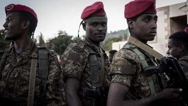  القوات الإثيوبية. 