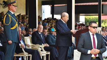 الرئيس ميشال عون في عيد الجيش (نبيل اسماعيل).