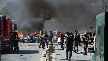 انفجار سابق في العاصمة الأفغانية كابول (31 أيار 2017 - أ ف ب).