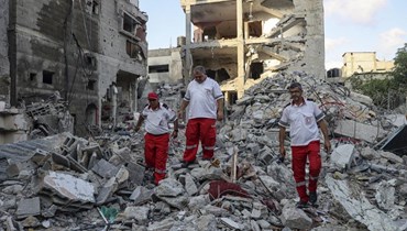 آثار القصف الإسرائيلي على غزّة (أ ف ب).