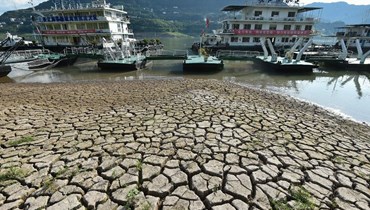 الجفاف في الصين (أ ف ب).