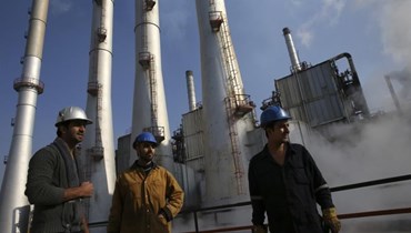 منشأة نفطية في جنوب طهران - "أ ب"