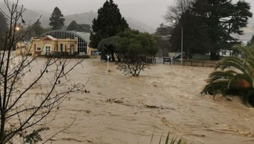 الخراب في نيوزيلندا جرّاء السيول.