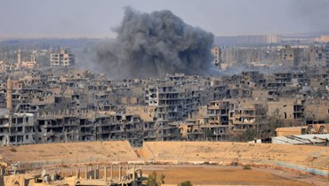 مشهد من دير الزرو السورية (ك1 2018 - أ ف ب).