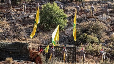 مهرجان لـ"حزب الله" (أ ف ب).