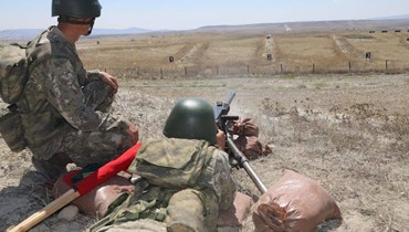 خلال تدريب عسكري في منطقة ناهيت شنوغول للرماية والتمرين (27 آب 2022، وزارة الدفاع التركية). 