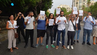 وقفة احتجاجيّة لتجمّع نقابة الصّحافة البديلة (حسام شبارو).