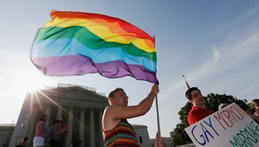 ناشطون يدعمون حقوق المثليين (تعبيريّة). 