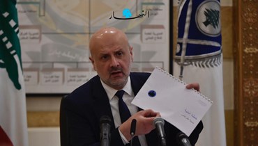 وزير الداخلية والبلديات بسام المولوي (حسام شبارو)