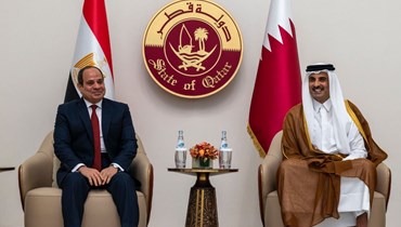 امير قطر مستقبلا السيسي (13 ايلول 2022، وكالة الانباء القطرية). 