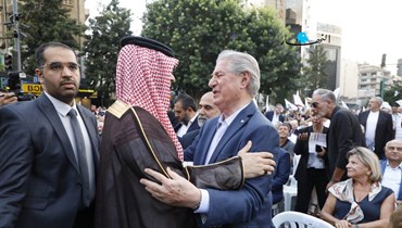 السفير السعودي في لبنان في الذكرى الـ 40 لاغتيال بشير الجميّل (مارك فيّاض).