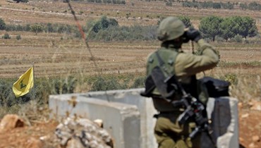 جندي إسرائيلي على الحدود الشمالية في فلسطين المحتلة مع لبنان (أ ف ب).