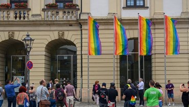 من مسيرة المثليين في بلغراد.