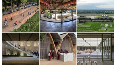 صور للمشاريع الستة الفائزة بجائزة الآغا خان للعمارة 2022.