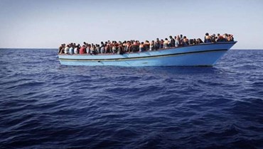 احدى القوارب المهاجرة 