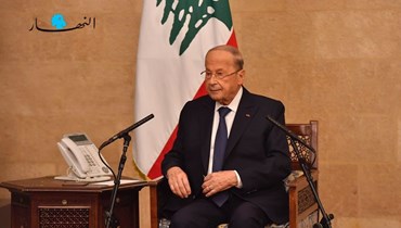الرئيس ميشال عون في قصر بعبدا (نبيل اسماعيل).