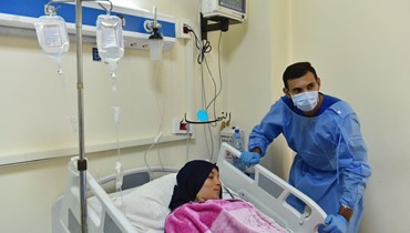 إحدى المصابين بمرض الكوليرا في عكار (حسام شبارو).