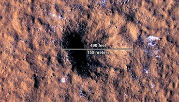 من مهام المركبة "إنسايت" على المريخ (أ ف ب).