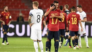 من مباراة سابقة بين إسبانيا وألمانيا