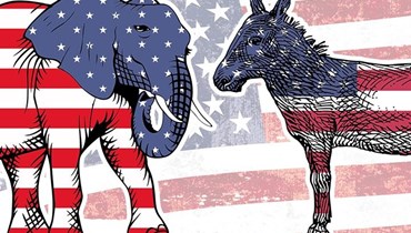السباق بين الفيل والحمار في الانتخابات الأميركيّة.