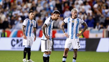لاعبو الأرجنتين.