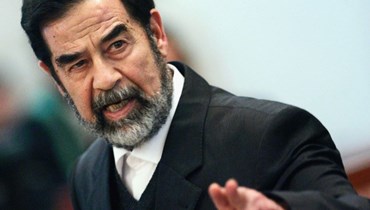 الرئيس العراقي الأسبق صدّام حسين.