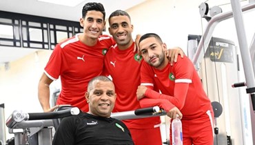 لاعبو منتخب المغرب.