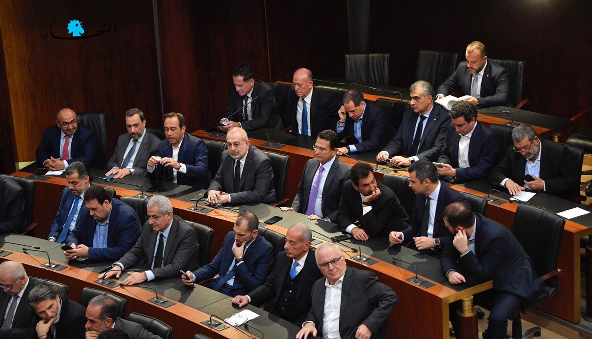 مجلس النوّاب خلال الجلسة السابعة لانتخاب رئيس للجمهوريّة (حسام شبارو).