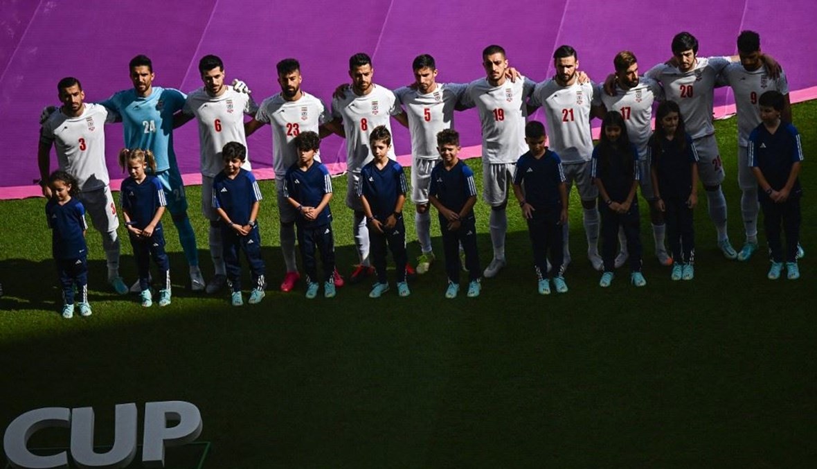 لاعبو المنتخب الإيراني.