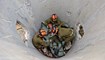جنود إسرائيليون يشاركون في تدريب إنقاذ يحاكي حالة طوارئ مثل آثار زلزال أو هجوم صاروخي، في عسقلان (أ ف ب). 