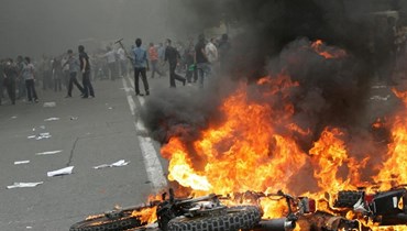 الاحتجاجات الإيرانية (أ ف ب).
