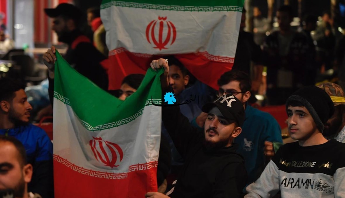 الجمهور الإيراني في بيروت يتابع مباراة في كأس العالم (تعبيرية - حسام شبارو).