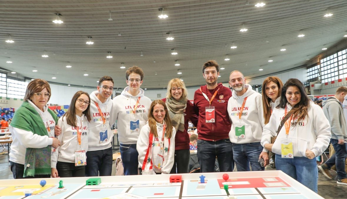 الفريق اللبناني المشارك في نهائيّات أولمبياد عِلْم الرّوبوتات العالمية (WRO).