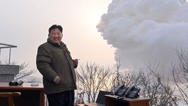  الزعيم الكوري الشمالي كيم جونغ أون (أ ف ب).