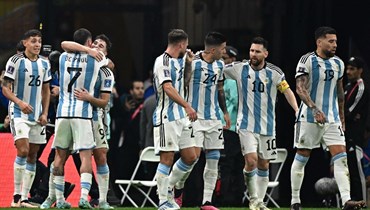 المنتخب الأرجنتيني في مونديال 2022 (أ ف ب).