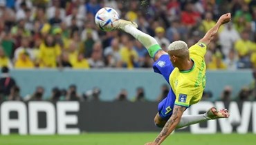 هدف البرازيلي ريشارليسون التاريخي في مباراة البرازيل ضد صربيا.