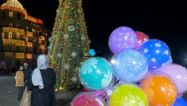 شجرة الميلاد في بيروت (نبيل اسماعيل).