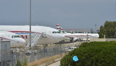 طائرات لـ"الميدل إيست" في مطار بيروت (أرشيفية).