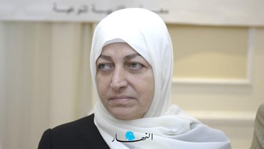 الوزيرة السابقة بهية الحريري (نبيل اسماعيل).