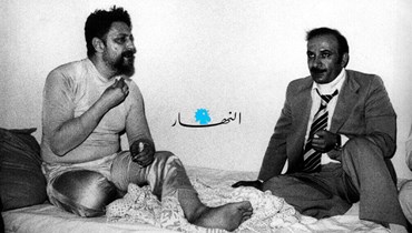 من أرشيف "النهار" صورة تجمع الرئيس الراحل حسين الحسيني والإمام موسى الصدر.